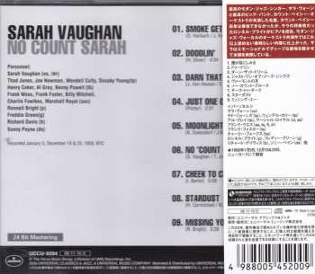 CD Sarah Vaughan: No Count Sarah