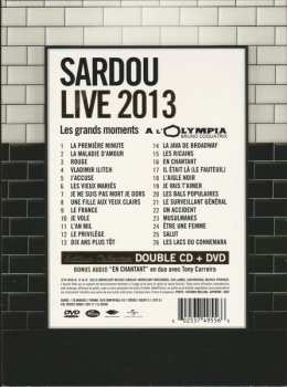 2CD/DVD Michel Sardou: Live 2013 (Les Grands Moments À L'Olympia)