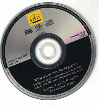 CD Saschko Gawriloff: What About This, Mr. Paganini?