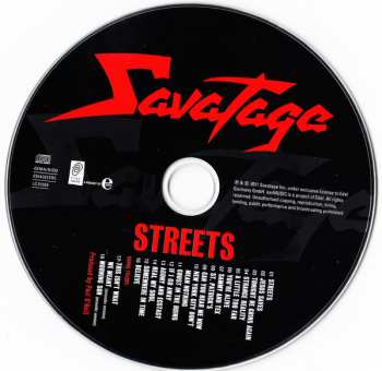 CD Savatage: Streets (A Rock Opera) DIGI