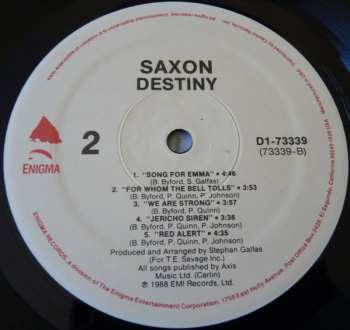 LP Saxon: Destiny