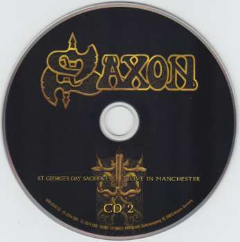 2CD Saxon: St. George's Day Sacrifice Live In Manchester