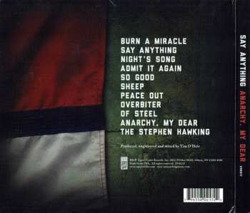 CD Say Anything: Anarchy, My Dear DIGI