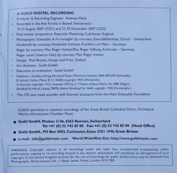 2CD Paul Hindemith: Violin Sonatas