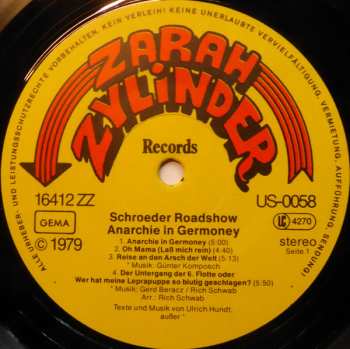 LP Schroeder Roadshow: Anarchie In Germoney