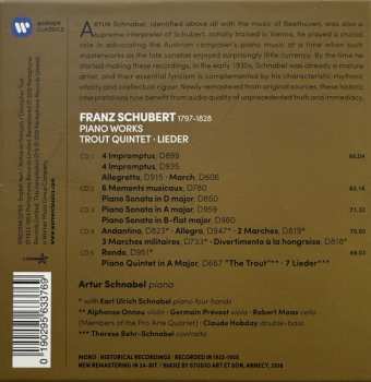 5CD/Box Set Franz Schubert: Piano Works • Trout Quintet • Lieder
