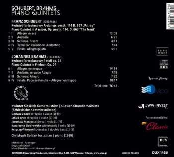 CD Johannes Brahms: Piano Quintets