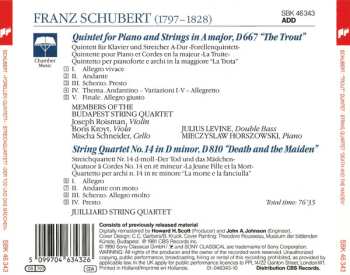 CD Franz Schubert: Forellen-Quintett / Der Tod Und Das Mädchen