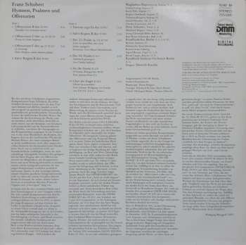 LP Franz Schubert: Hymnen, Psalmen Und Offertorien