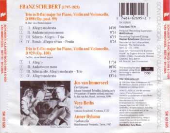 CD Franz Schubert: Piano Trios - No.1 In B-Flat, Op. 99 - No.2 In E-Flat, Op. 100