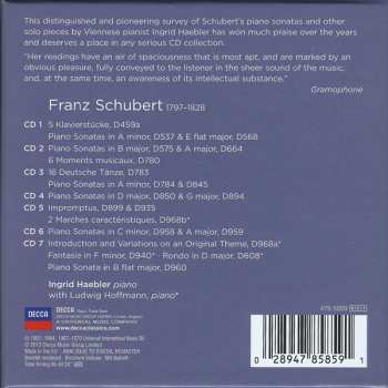 7CD/Box Set Franz Schubert: Piano Sonatas - Impromptus Moments Musicaux