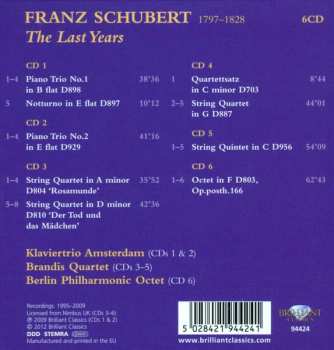 6CD/Box Set Franz Schubert: The Last Years
