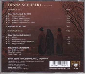 2CD Franz Schubert: Piano Trios 1 & 2, Notturno