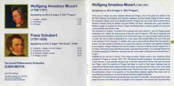 CD Wolfgang Amadeus Mozart: Symphony No. 9 "The Great" / Symphony No. 38 "Prague"
