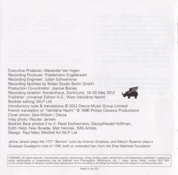 CD Franz Schubert: String Quintet • Verklärte Nacht