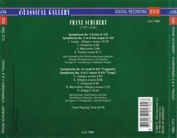 CD Franz Schubert: Symphonies 2 & 4 "Tragic"