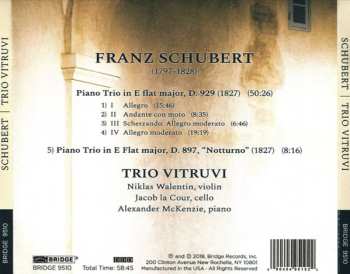 CD Franz Schubert: Piano Trios, D. 929 & D. 827