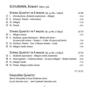 SACD Robert Schumann: The String Quartets