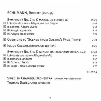 SACD Robert Schumann: Symphonies Nos. 2 & 4