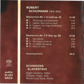 SACD Robert Schumann: Piano Trios Nos 1 & 2