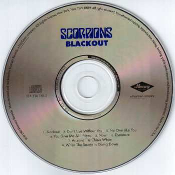 CD Scorpions: Blackout