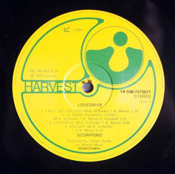 LP Scorpions: Lovedrive