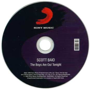 CD Scott Baio: The Boys Are Out Tonight