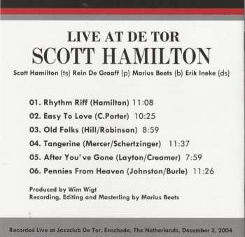 CD Scott Hamilton: Live At De Tor LTD