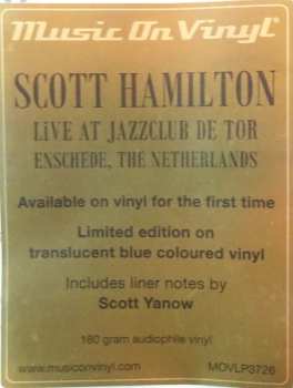 LP Scott Hamilton: Live At De Tor CLR | LTD