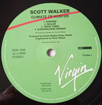 LP Scott Walker: Climate Of Hunter