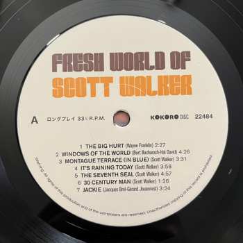 LP Scott Walker: Fresh World Of Scott Walker LTD