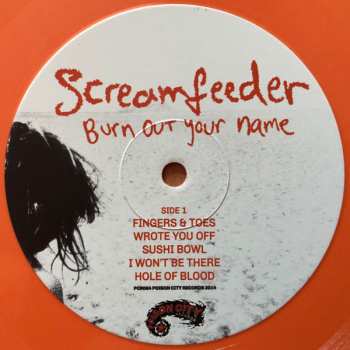 LP Screamfeeder: Burn Out Your Name CLR