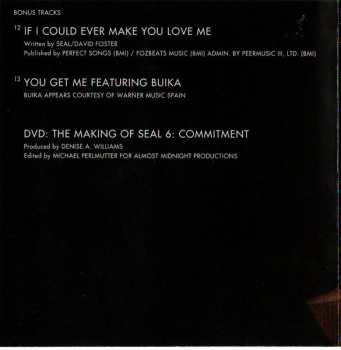 CD/DVD Seal: 6: Commitment