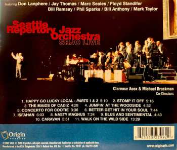 CD Seattle Repertory Jazz Orchestra: SRJO Live
