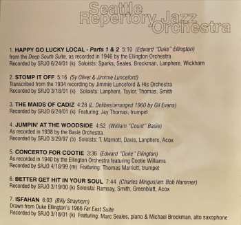 CD Seattle Repertory Jazz Orchestra: SRJO Live