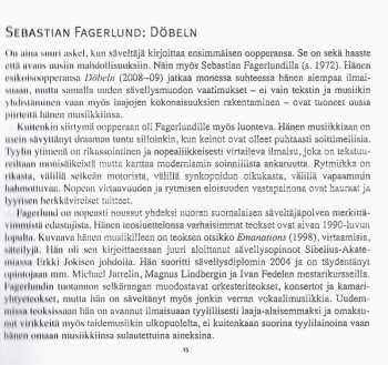 SACD Sakari Oramo: Döbeln: An Opera In Two Acts