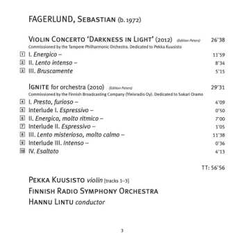 SACD Hannu Lintu: Darkness in Light