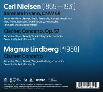CD Carl Nielsen: Clarinet Concertos