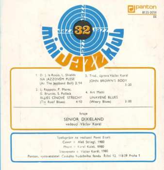 SP Senior Dixieland: Mini Jazz Klub 32