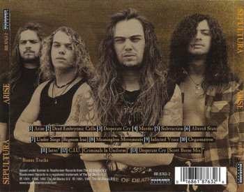 CD Sepultura: Arise