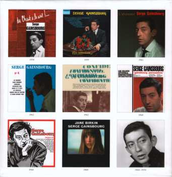 9LP/Box Set Serge Gainsbourg: Intégrale Des Enregistrements Studio, Volume 1 : 1958-1970  LTD