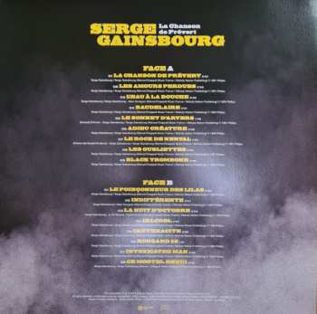 LP Serge Gainsbourg: La Chanson de Prévert LTD