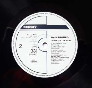 LP Serge Gainsbourg: Love On The Beat