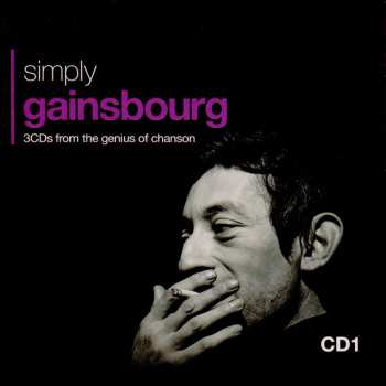 3CD/Box Set Serge Gainsbourg: Simply Gainsbourg (3 CDs From The Genius Of Chanson)
