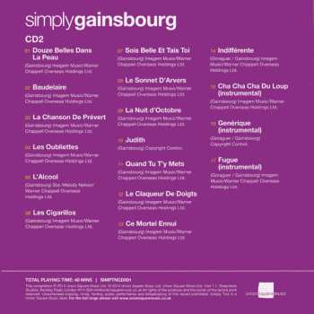 3CD/Box Set Serge Gainsbourg: Simply Gainsbourg (3 CDs From The Genius Of Chanson)