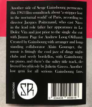 LP Serge Gainsbourg: Strip-Tease (Bande Originale Du Film)