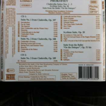 2CD Sergei Prokofiev: Cinderella Suites Nos. 1-3, Scythian Suite, 'On The Dnieper'