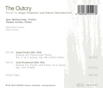 CD Sergei Prokofiev: The Outcry