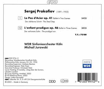 CD Sergei Prokofiev: Le Pas D'Acier, L'Enfant Prodigue
