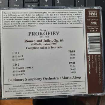 2CD Sergei Prokofiev: Romeo And Juliet (Complete Ballet)